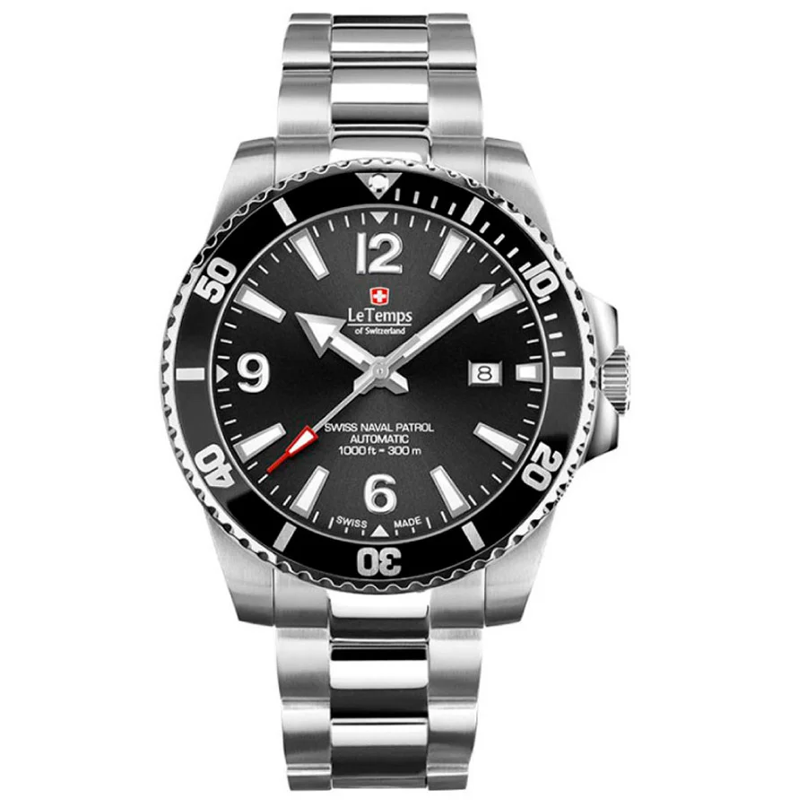 Часы Мужские Le Temps Swiss Naval Patrol Automatic LT1045.01BS01, фото 1
