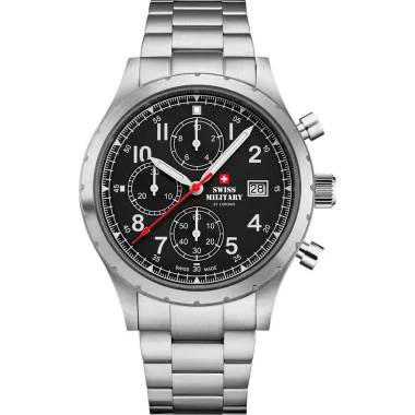 Часы Swiss Military Field Chronograph SM34117.01