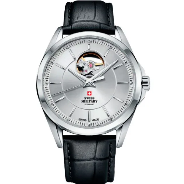 Швейцарские наручные мужские часы Swiss Military SMA34085.34. Коллекция Open Heart