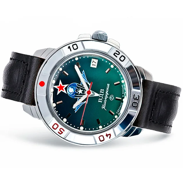 Российские наручные мужские часы Vostok 2414.00-431021. Коллекция Командирские