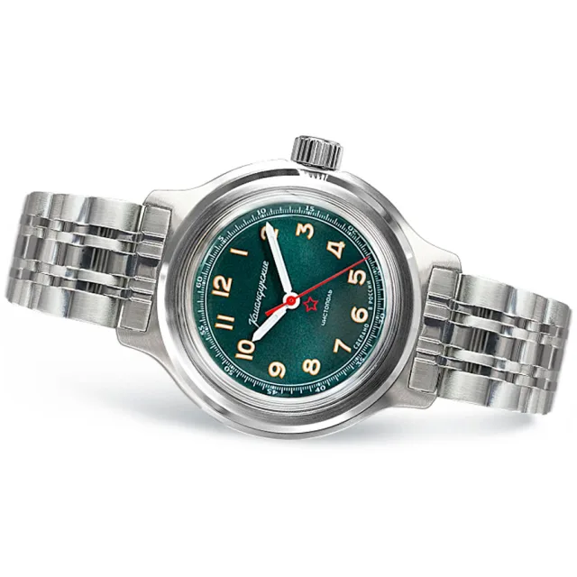 Российские наручные мужские часы Vostok 2415.01-72020G. Коллекция Командирские
