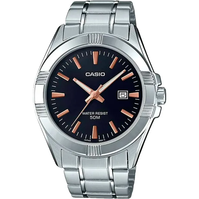 Японские наручные мужские часы Casio MTP-1308D-1A2. Коллекция Analog