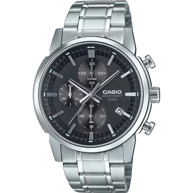 Японские наручные мужские часы Casio MTP-E510D-1A1. Коллекция Analog