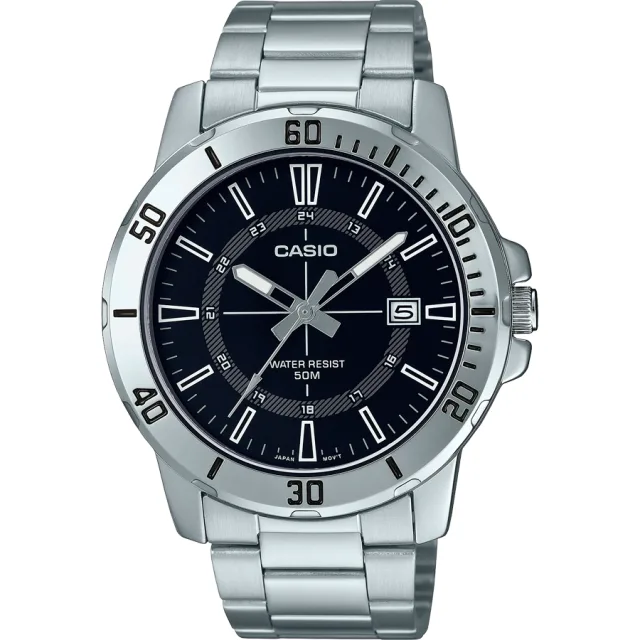 Японские наручные мужские часы Casio MTP-VD01D-1C. Коллекция Analog