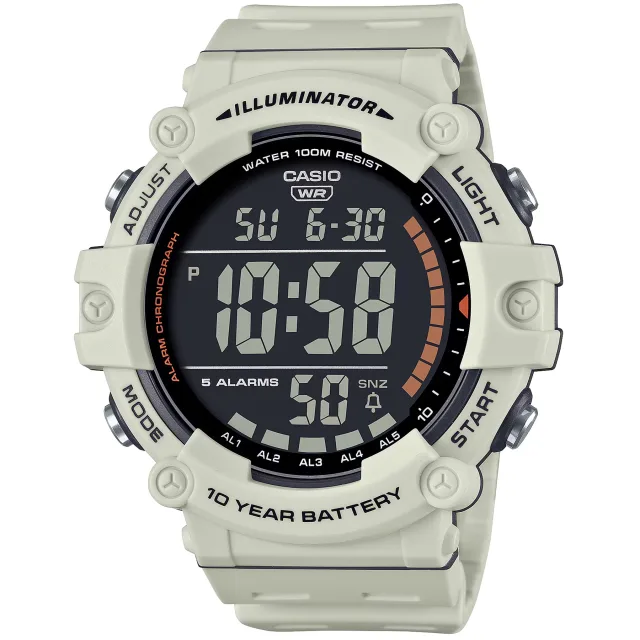 Японские наручные мужские часы Casio AE-1500WH-8B2. Коллекция Digital