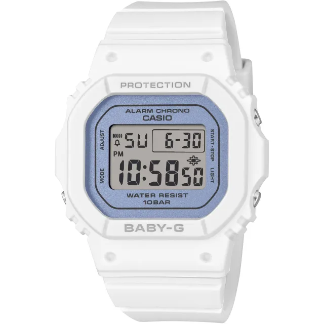 Японские наручные женские часы Casio BGD-565SC-2B. Коллекция Baby-G