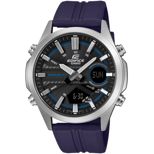 Японские наручные мужские часы Casio EFV-C120P-1A2. Коллекция Edifice