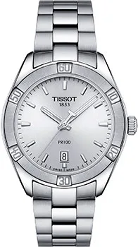 Швейцарские наручные женские часы Tissot T101.910.11.031.00. Коллекция Sport Chic