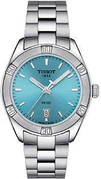 Швейцарские наручные женские часы Tissot T101.910.11.351.00. Коллекция Sport Chic