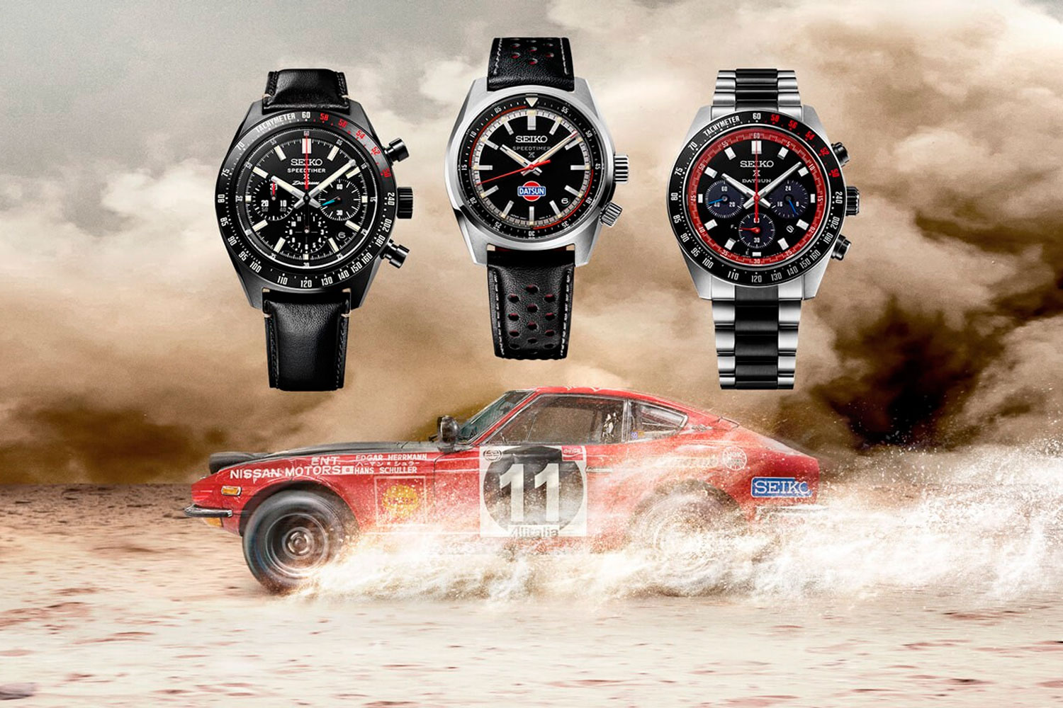Скорость, стиль и история: лимитированные часы Seiko x Datsun
