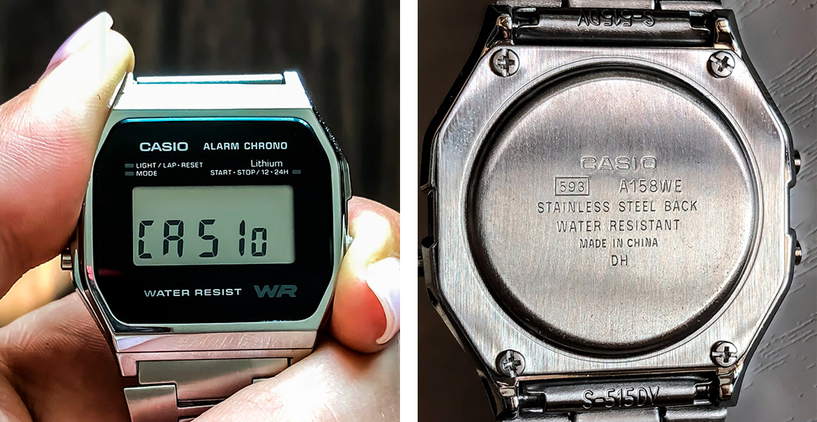 Casio A 158WEA 1 A 159WGEA 1