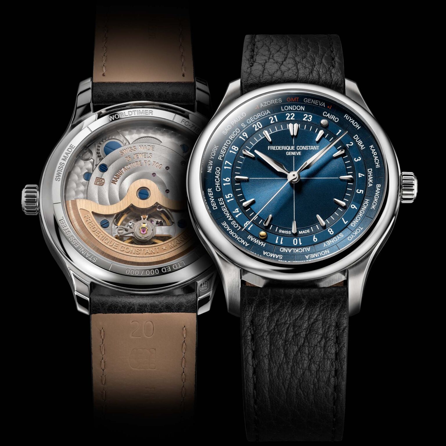 Новые Frederique Constant Worldtimer Manufacture: обзор часов