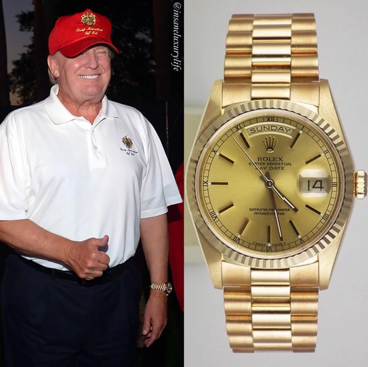 Часы rolex на руке