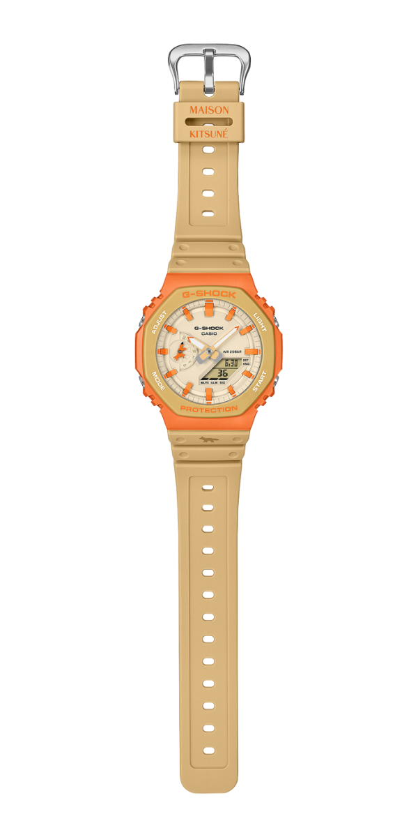 G-Shock x Maison Kitsune: яркая лиса на культовом GA-2110
