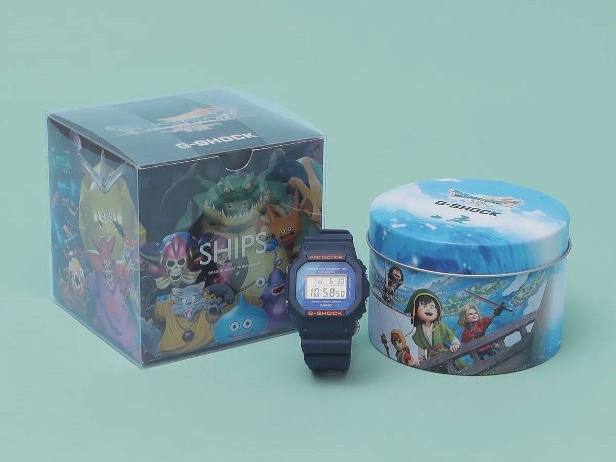 Casio G-Shock Dragon Quest VII: лимитка DW-5600 со Slime-подсветкой