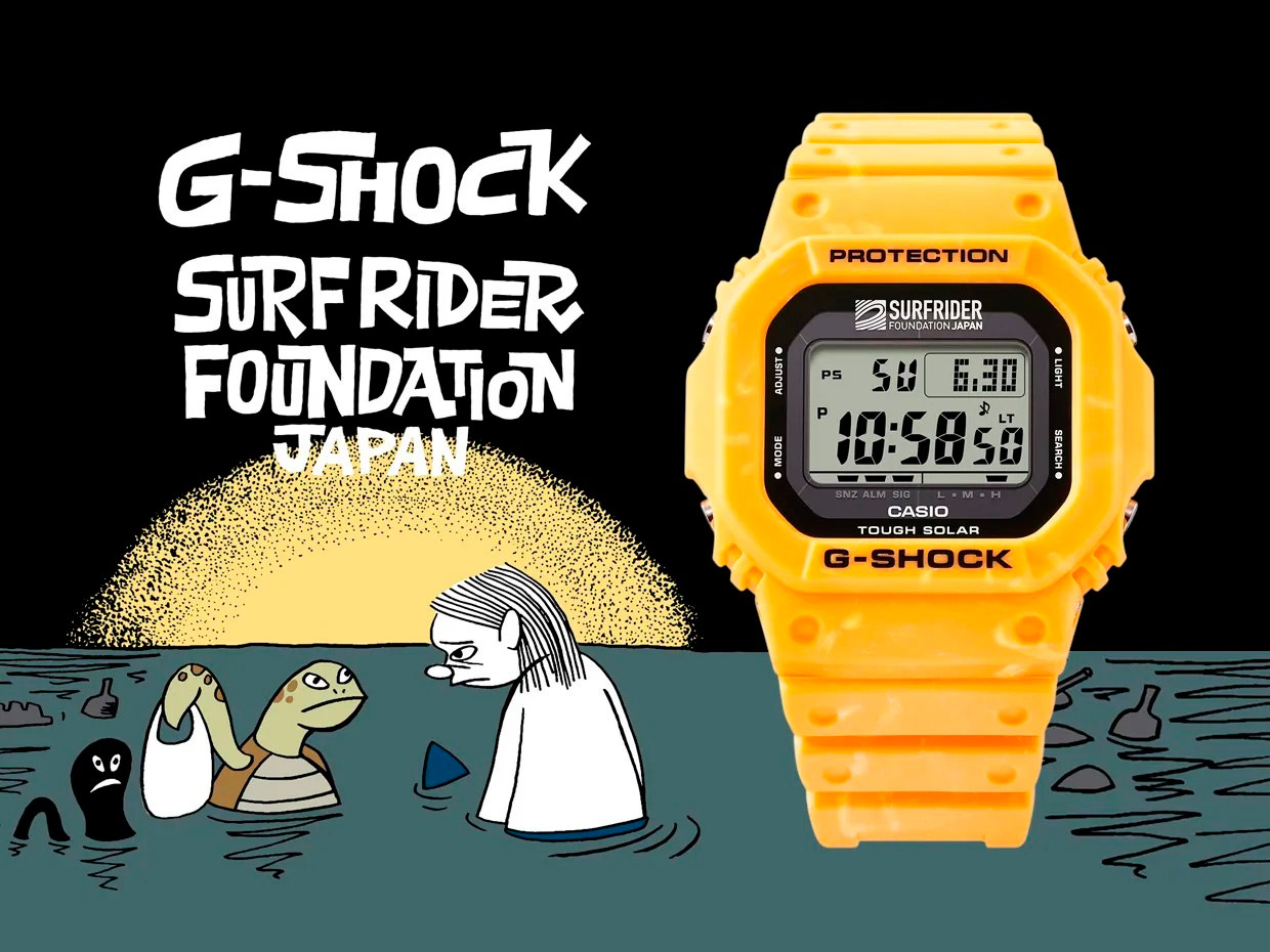 Casio G-Shock x Surfrider Foundation Japan: время в гармонии с океаном
