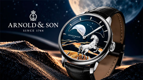 Arnold & Son Horse of the Dunes: ручная гравировка и миниатюрная живопись
