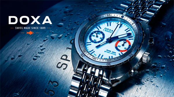 Doxa SUB T.Graph II Great White: первый специальный выпуск после возвращения легендарного хронографа