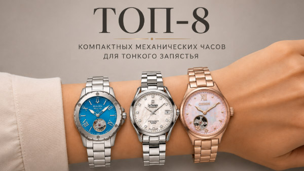 ТОП-8 компактных механических часов для тонкого запястья