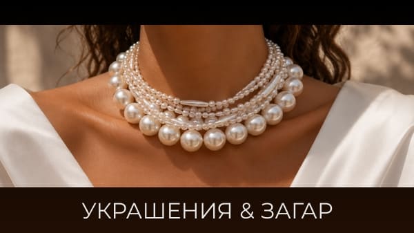 Украшения под загар: как выбрать металл и камни