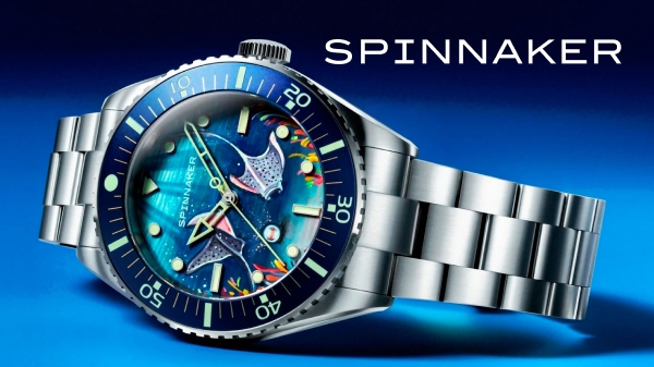 Spinnaker Spence 300 IFLW Manta Edition: два манта-ската на циферблате дайвера