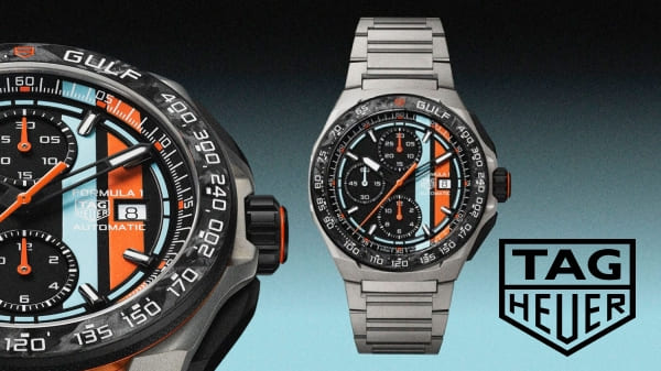 TAG Heuer Formula 1 x Gulf: легендарные гоночные цвета вернулись в новой лимитированной серии