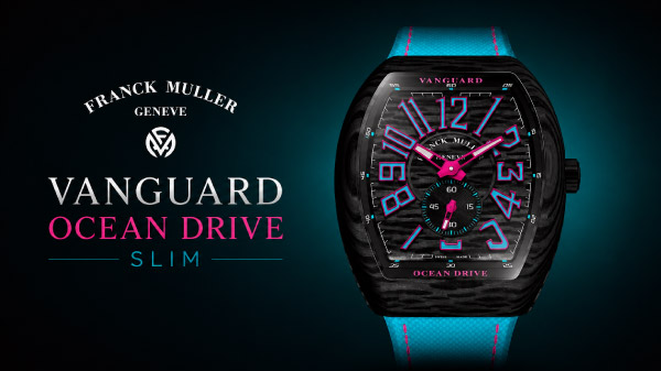 Franck Muller представил Vanguard Ocean Drive Slim в карбоновом корпусе